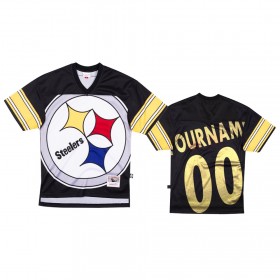 Maillot Homme Pittsburgh Steelers Personnalisé Noir Big Face